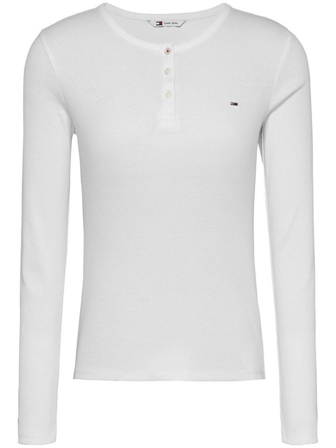 TOMMY JEANS Koszulka w kolorze białym rozmiar: M