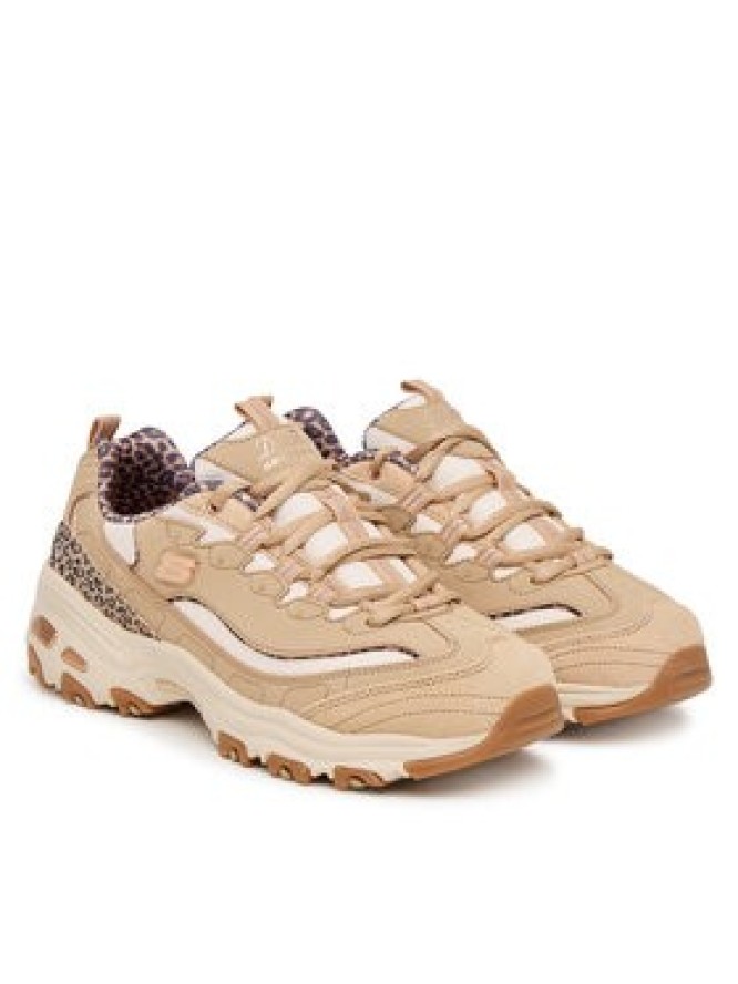 Skechers Sneakersy D'Lites - Wild Charm 150877/TPE Brązowy jasny