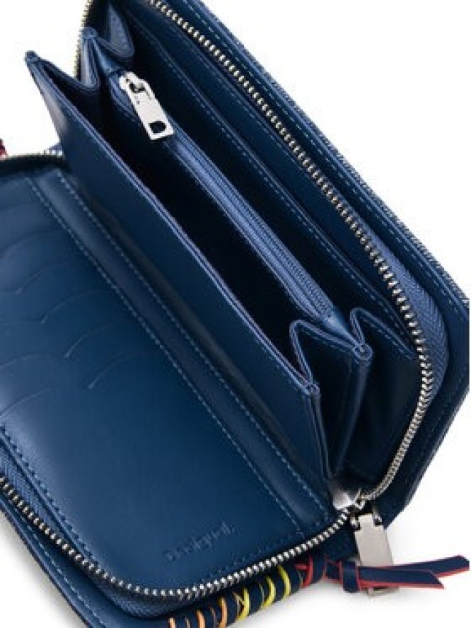Desigual Portfel 26SAYD05 Niebieski