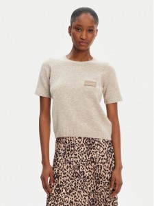 Munthe Sweter Pantas 252160425270 Beżowy Regular Fit