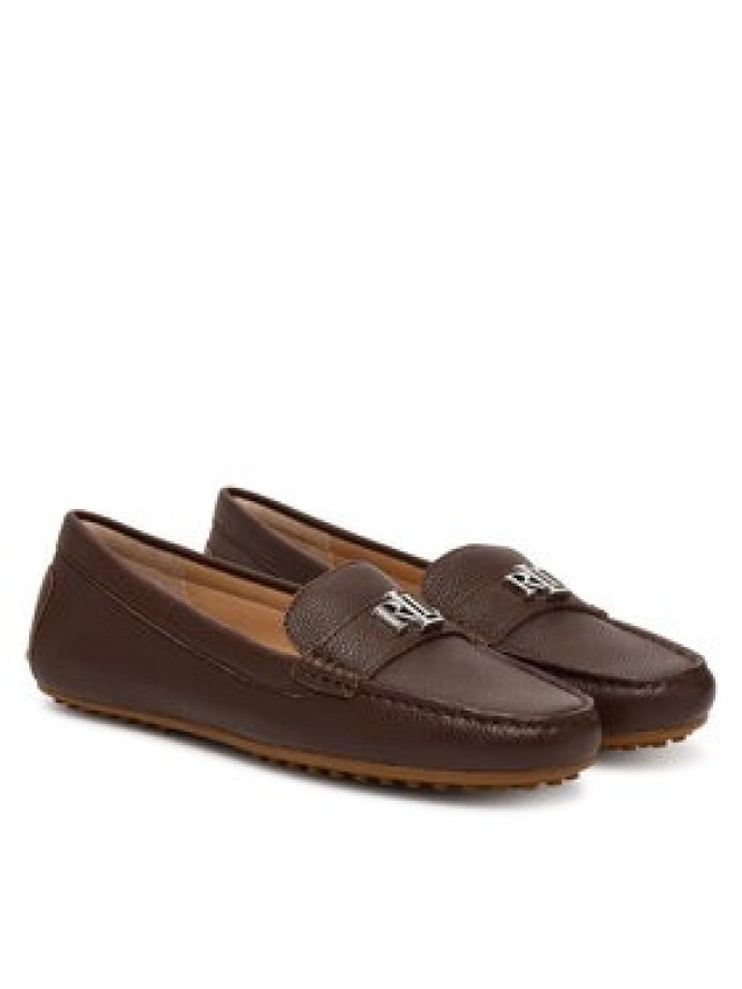 LAUREN RALPH LAUREN Mokasyny Kingad 802942768016 Brązowy