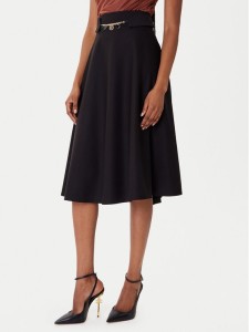 Rinascimento Spódnica trapezowa CFC0126216003 Czarny Regular Fit