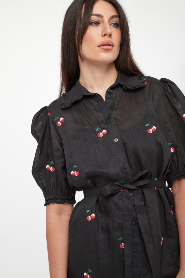 Sukienka mini w wiśnie TWINSET