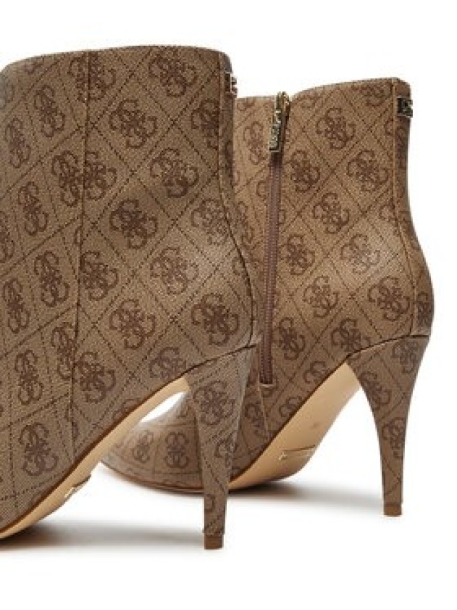 Guess Botki Slinks2 FLFSK2 FAL10 Beżowy