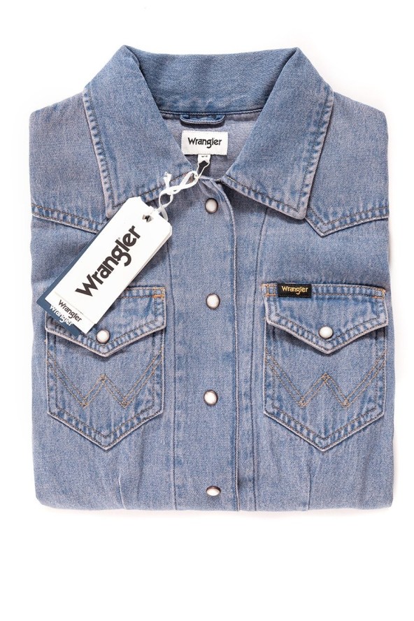 DAMSKA KURTKA JEANSOWA WRANGLER SHACKET PINK TINT W5254LWYX 112129396