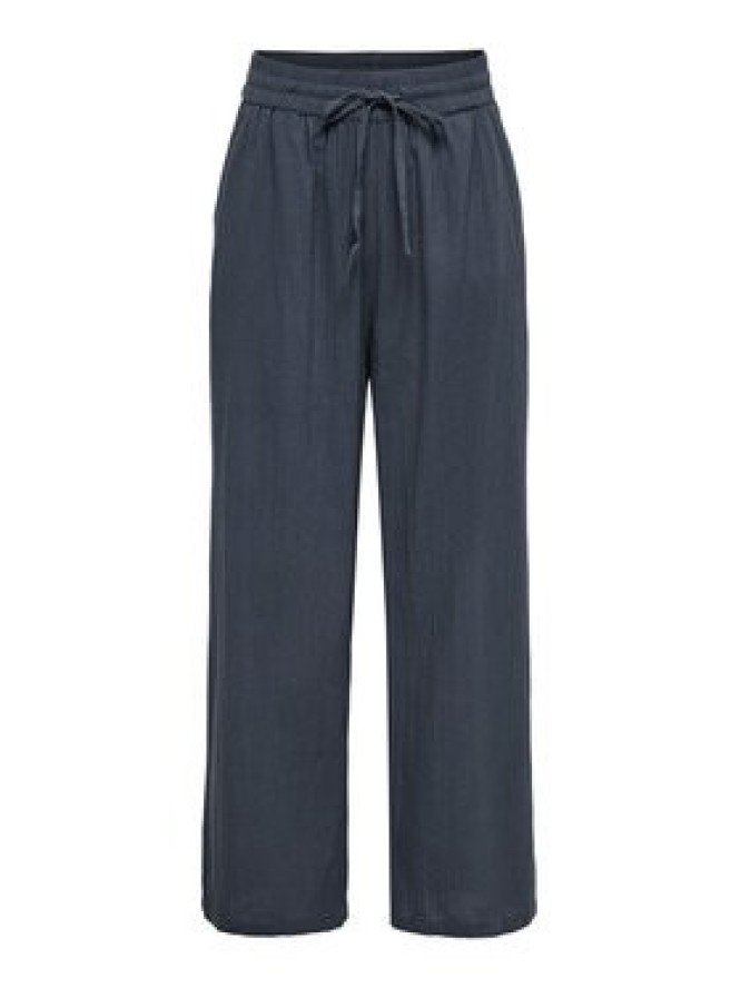 ONLY Spodnie materiałowe Tizana 15319090 Niebieski Regular Fit