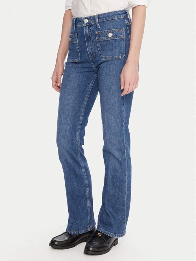 Tommy Hilfiger Jeansy WW0WW48255 Niebieski Flare Fit