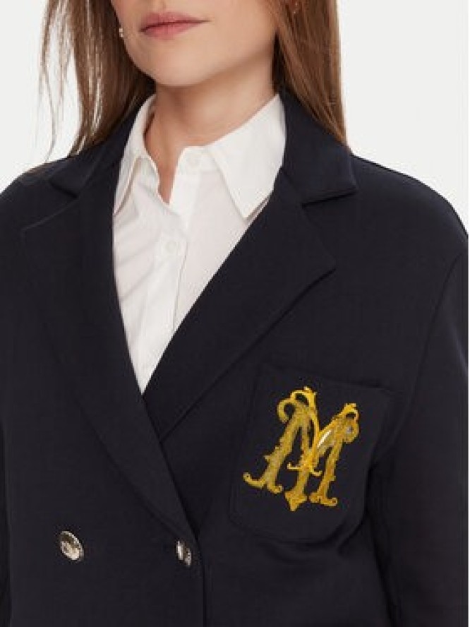 Maryley Marynarka 25IB288/M02/07BL Granatowy Regular Fit