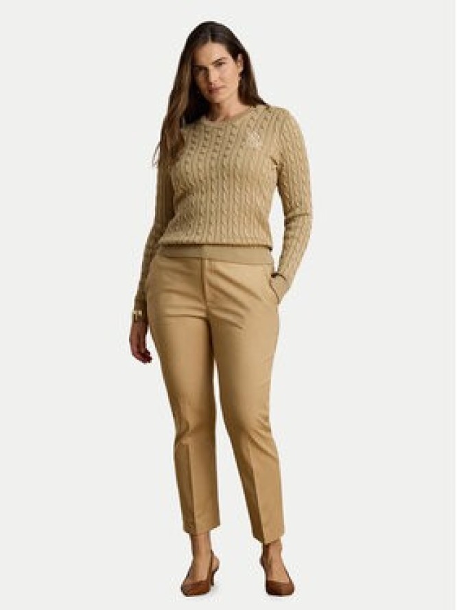 LAUREN RALPH LAUREN Sweter 200P14039006 Beżowy Regular Fit
