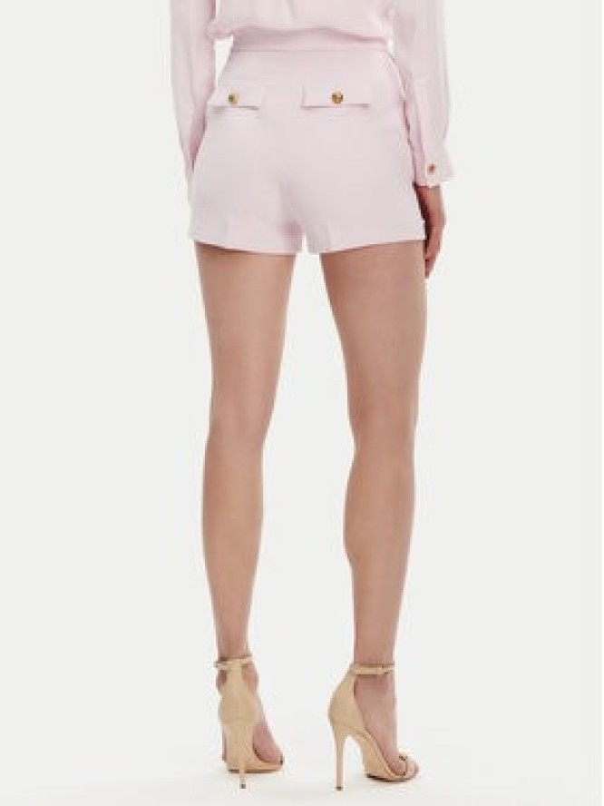 Elisabetta Franchi Szorty materiałowe SH-007-51E2-V240 Różowy Regular Fit