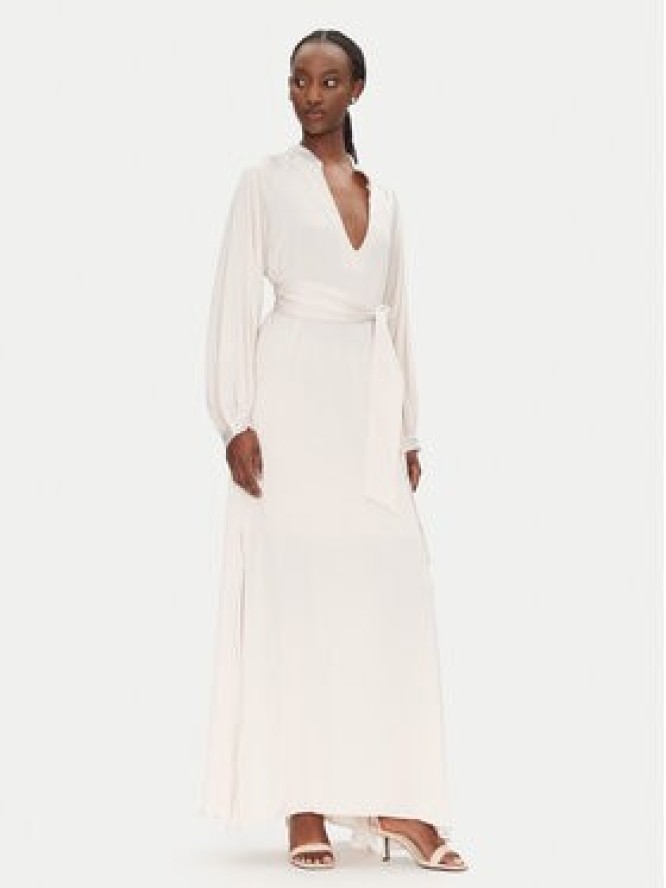 ACCESS FASHION Sukienka wieczorowa 53-3340-108 Beżowy Regular Fit