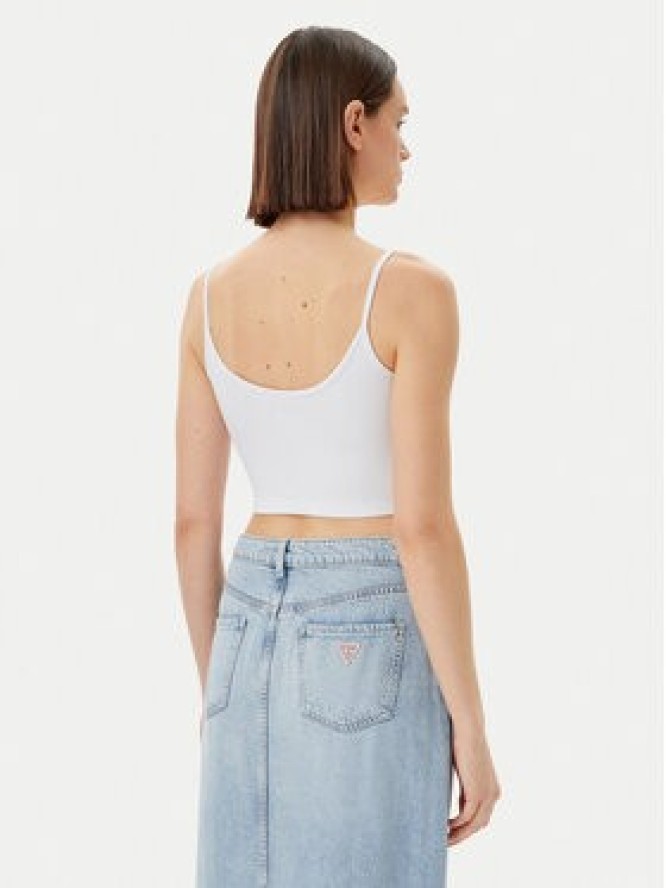 Guess Top V5GP16 K8RT2 Biały Regular Fit