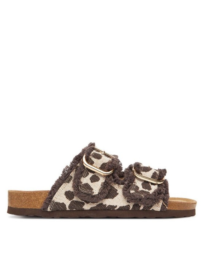 DeeZee Klapki W24Q11953 Brązowy