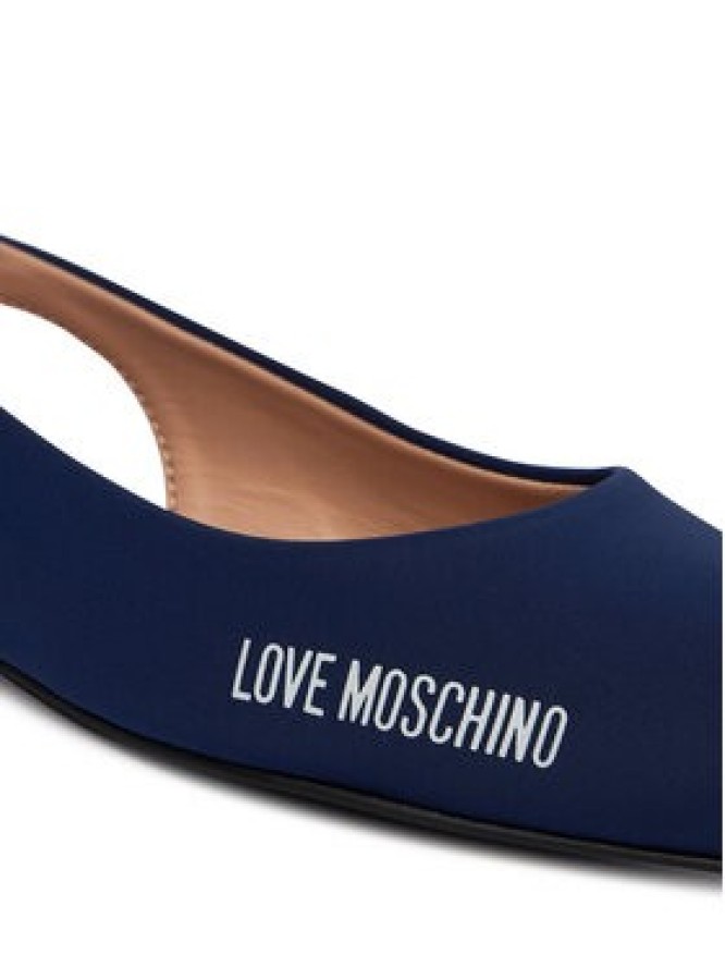LOVE MOSCHINO Baleriny JA11021G1OIM0750 Granatowy