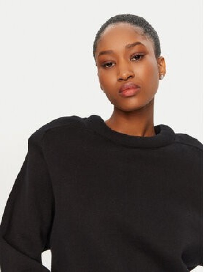 ROTATE Sweter 114035100 Czarny Regular Fit