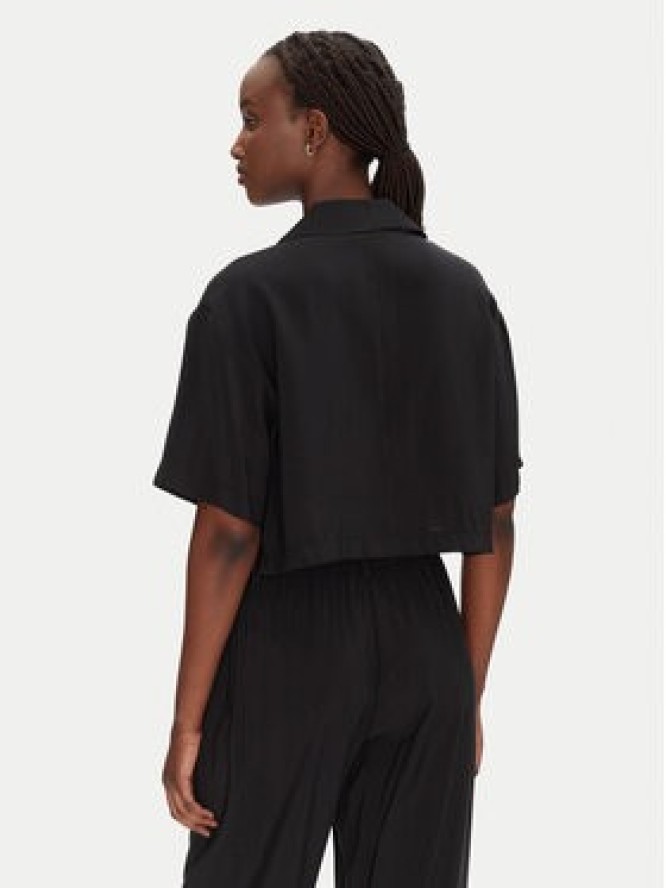 ACCESS FASHION Koszula 53-7043-405 Czarny Loose Fit