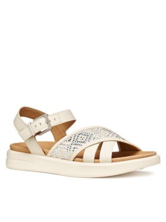 Geox Sandały D Xand 2S D65PAB 09B11 C1122 Écru