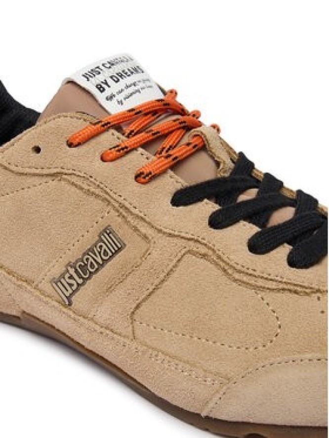 Just Cavalli Sneakersy 81RA3SF1 ZPC49 Beżowy