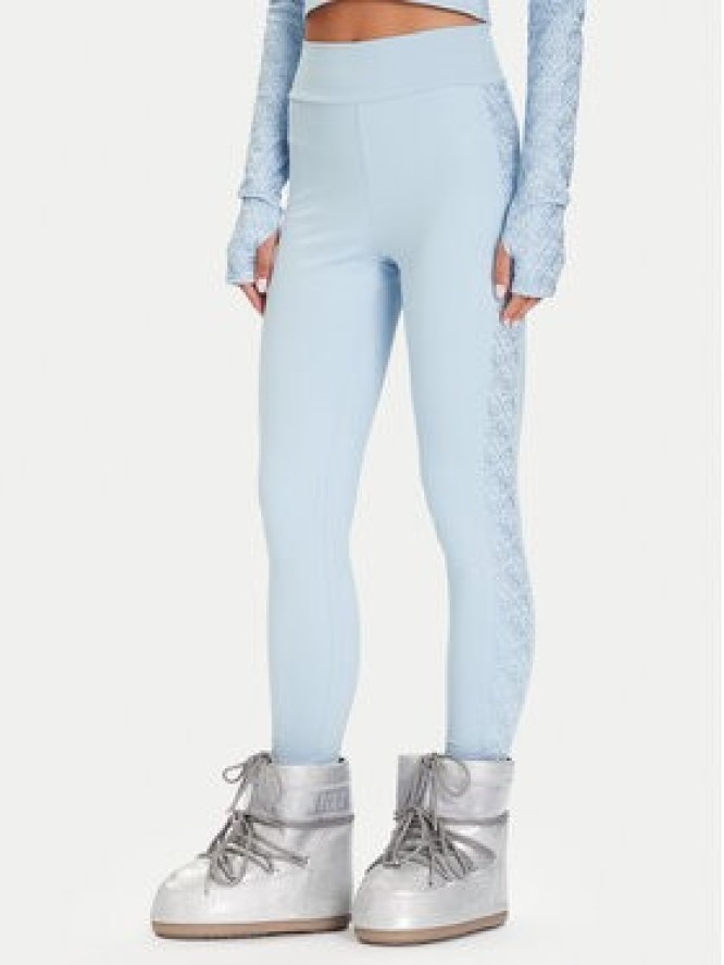 Guess Bluzka W5BP48 K7182 Błękitny Slim Fit