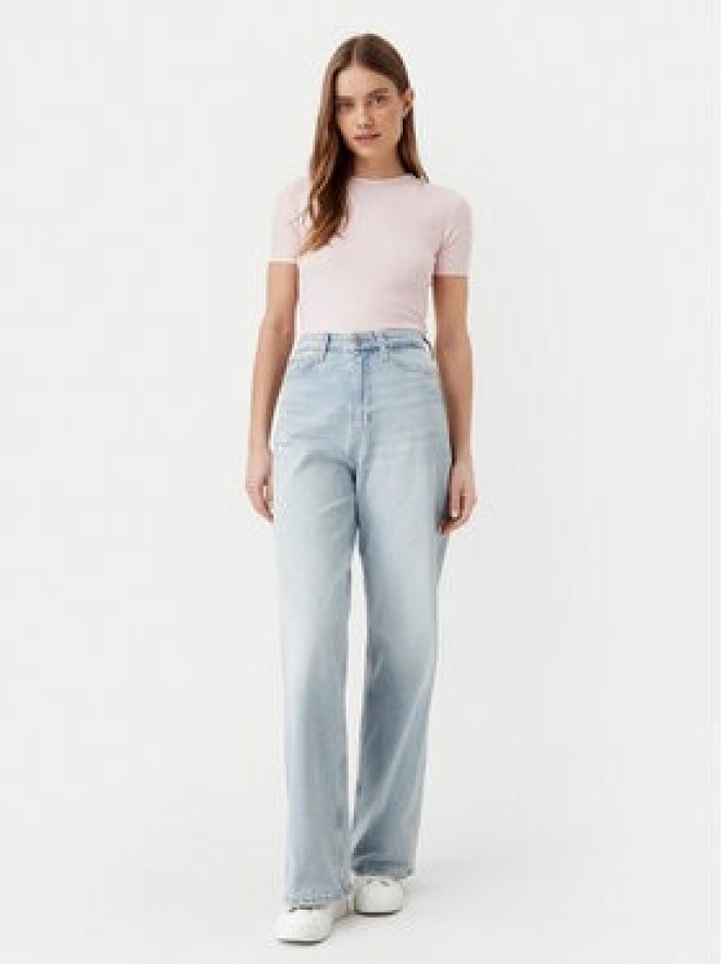 Calvin Klein Top K20K208247 Różowy Slim Fit