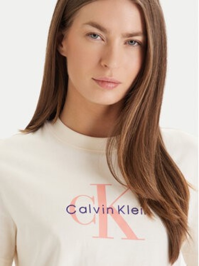 Calvin Klein Jeans T-Shirt Hero LV047B865G Żółty Classic Fit