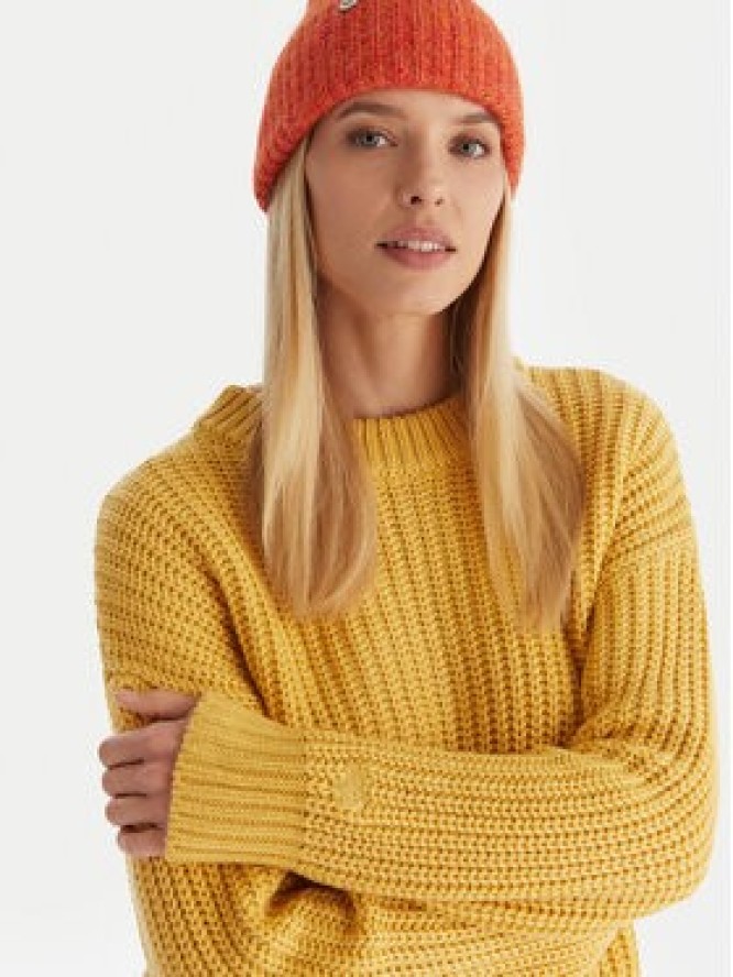 Roxy Sweter Coming Home ERJSW03666 Żółty Regular Fit