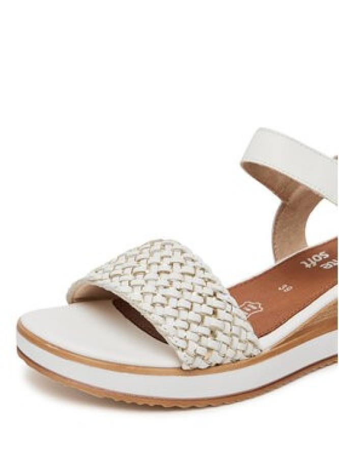 Remonte Sandały D6465-80 Biały