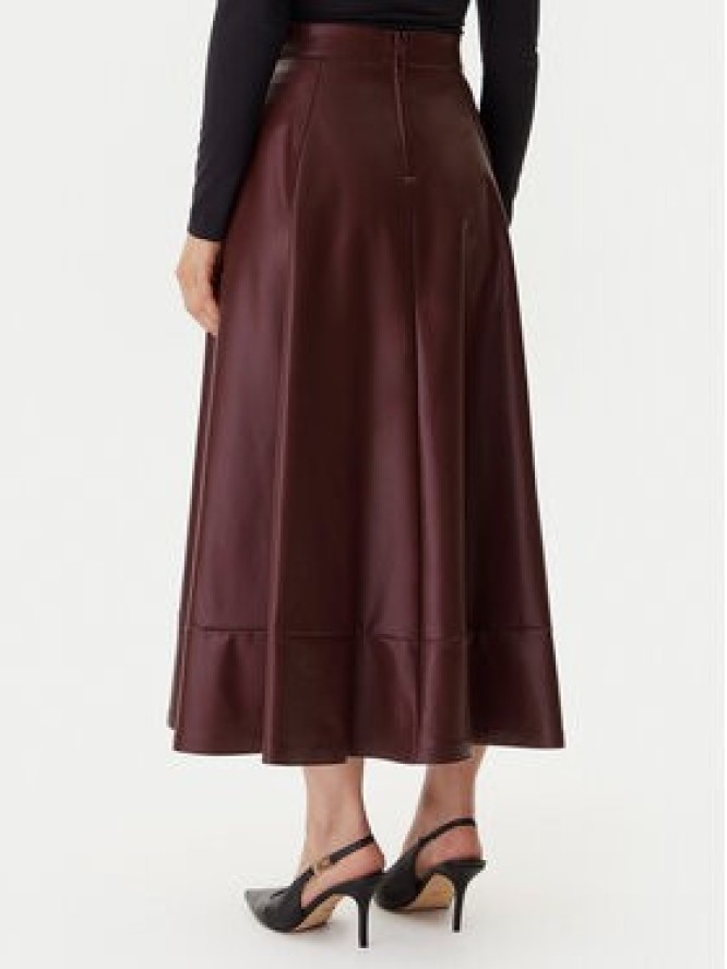 Guess Spódnica z imitacji skóry W5BD71 K8S30 Brązowy Regular Fit