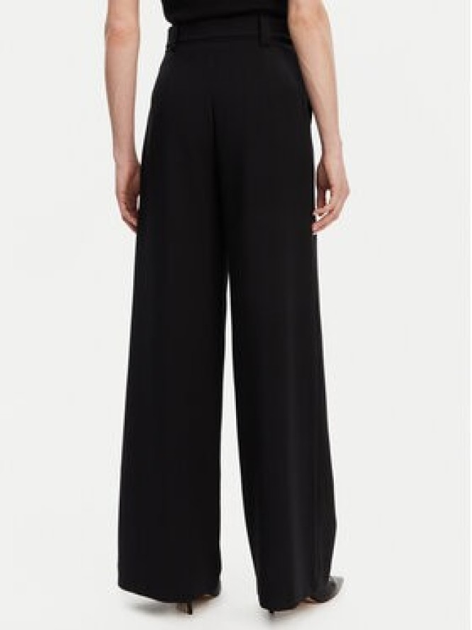 French Connection Spodnie palazzo 74QZH Czarny Regular Fit