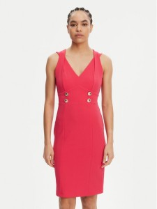 Rinascimento Sukienka koktajlowa CFC0019924002 Różowy Regular Fit