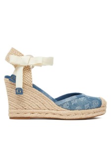 Guess Espadryle FLJCYR DEN04 Niebieski