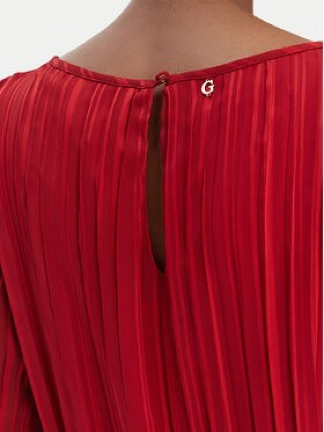 Guess Sukienka codzienna W6RK37 WJ712 Czerwony Regular Fit