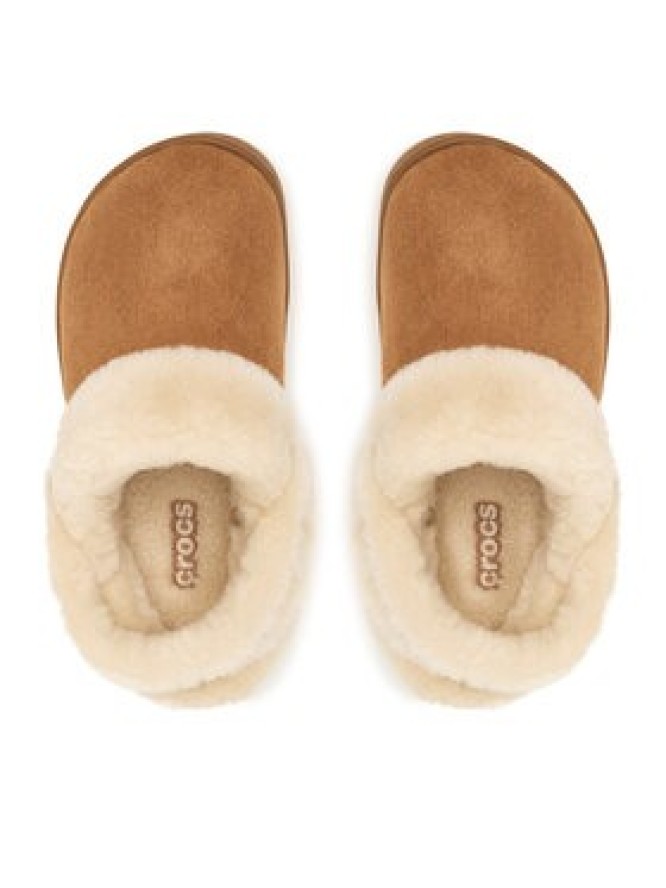 Crocs Klapki Classic Unfurgettable Vegan Suede Clog 212106 Beżowy