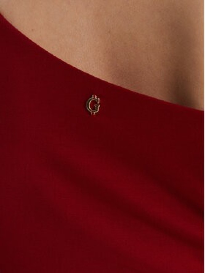 Guess Bluzka W6RP02 KC1J2 Czerwony Regular Fit