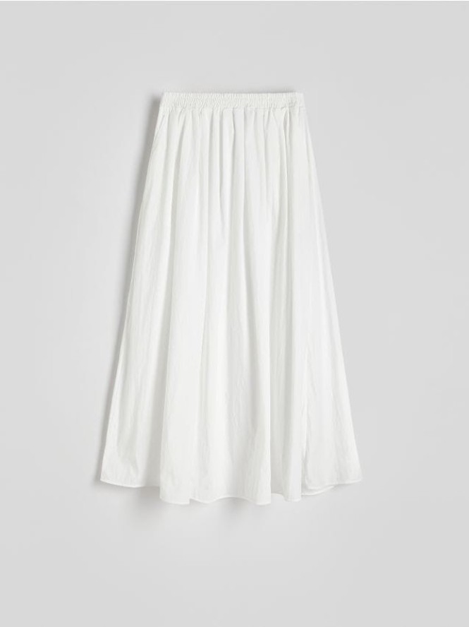 Spódnica midi - biały
