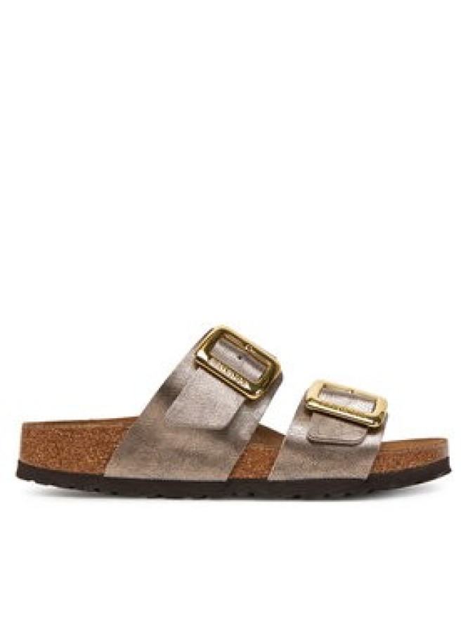 Birkenstock Klapki Sydney Cushion Buckle 1029372 Złoty