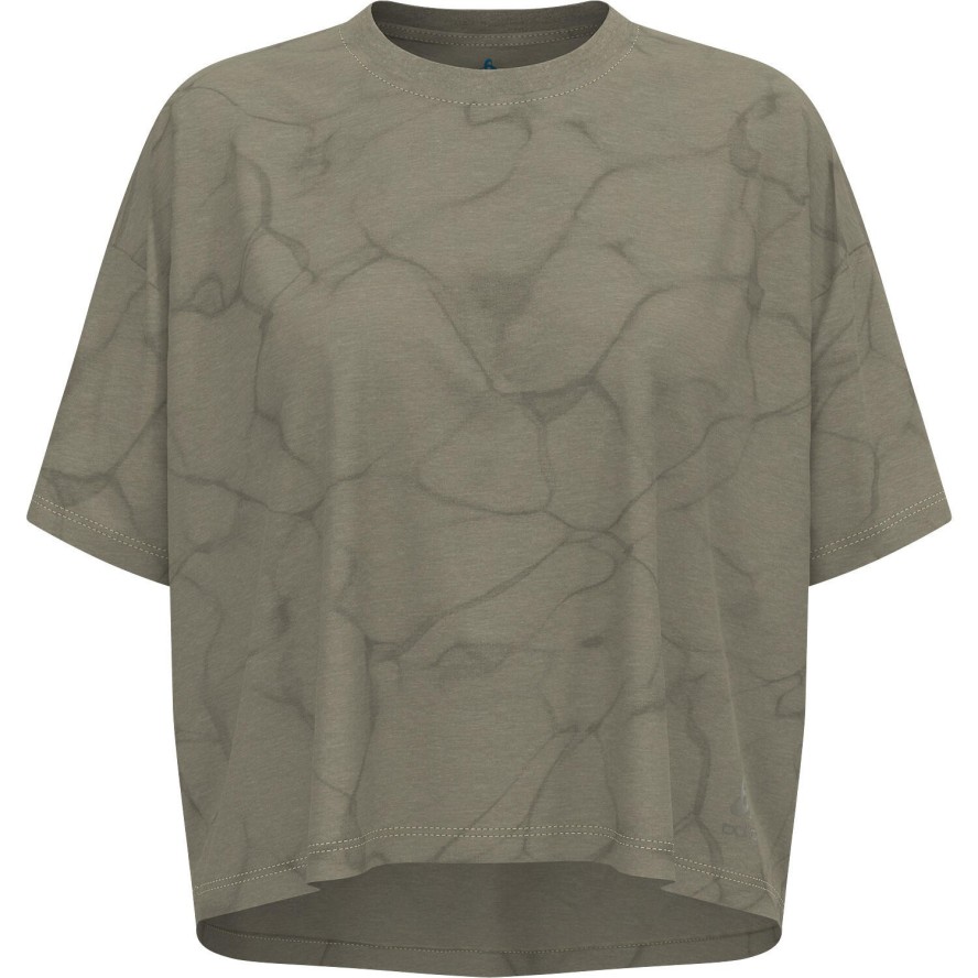 Koszulka damska Odlo ACTIVE 365 NATURAL BLEND PRINT T-shirt