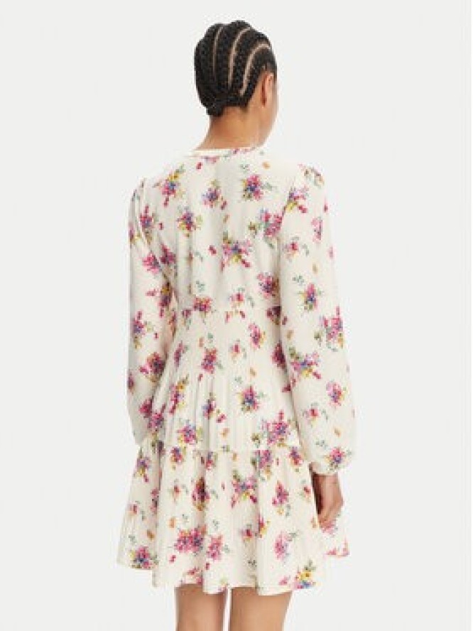 Liu Jo Sukienka codzienna WA5168 T3786 Écru Relaxed Fit