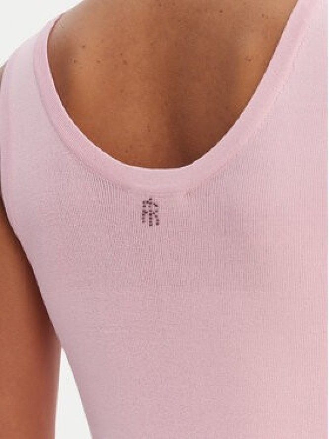 Fracomina Top FR26ST4005K524R9 Różowy Slim Fit