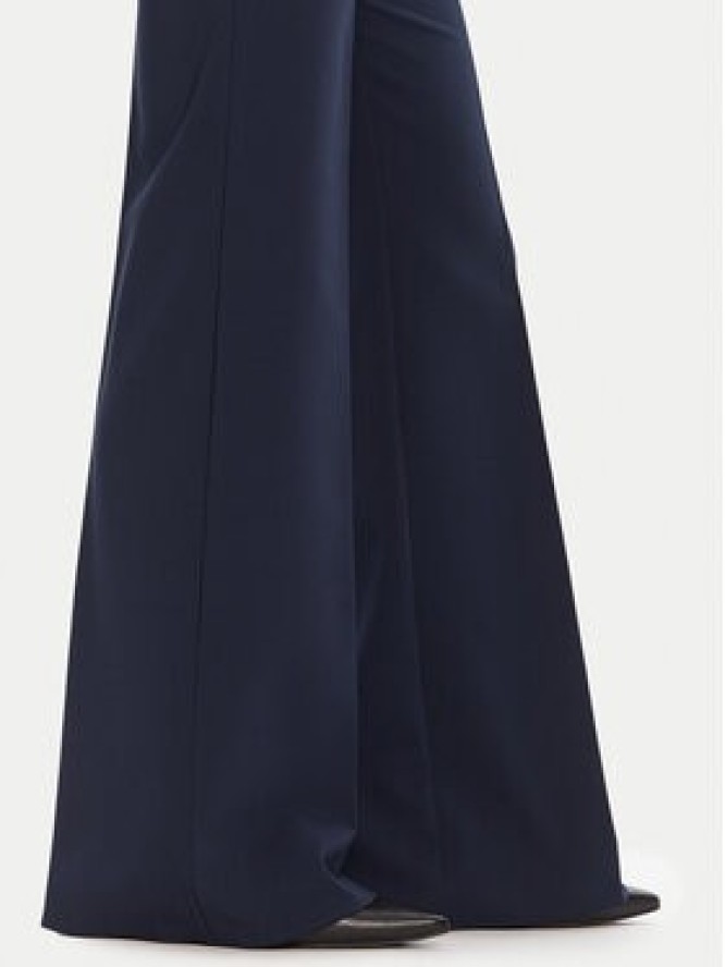 Rinascimento Spodnie palazzo CFC0125425003 Granatowy Wide Leg