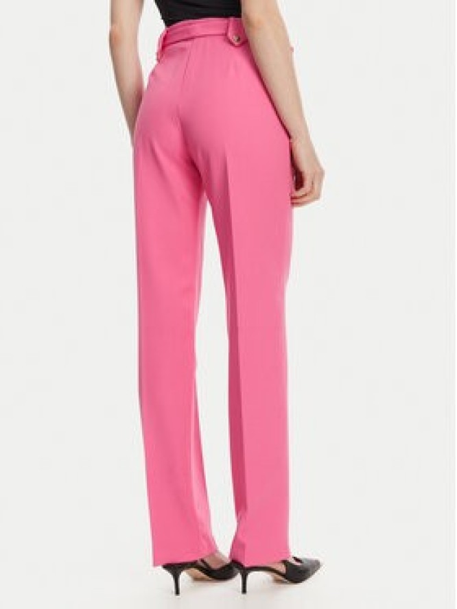 Versace Jeans Couture Spodnie materiałowe 78HAA111 Różowy Straight Fit