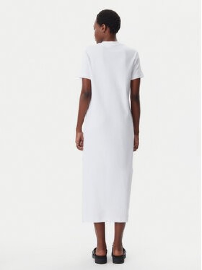 Calvin Klein Jeans Sukienka codzienna Monologo J20J225543 Biały Regular Fit