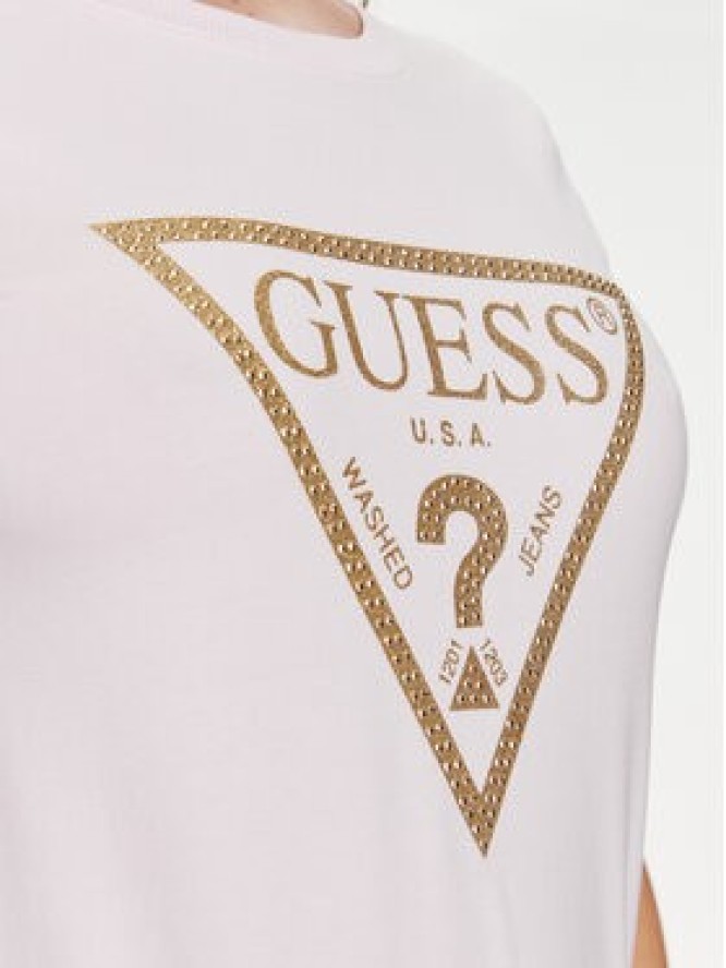 Guess T-Shirt W4RI69 J1314 Różowy Regular Fit