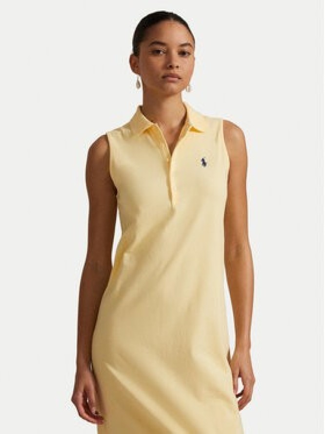 Polo Ralph Lauren Sukienka codzienna 211968292005 Żółty Regular Fit