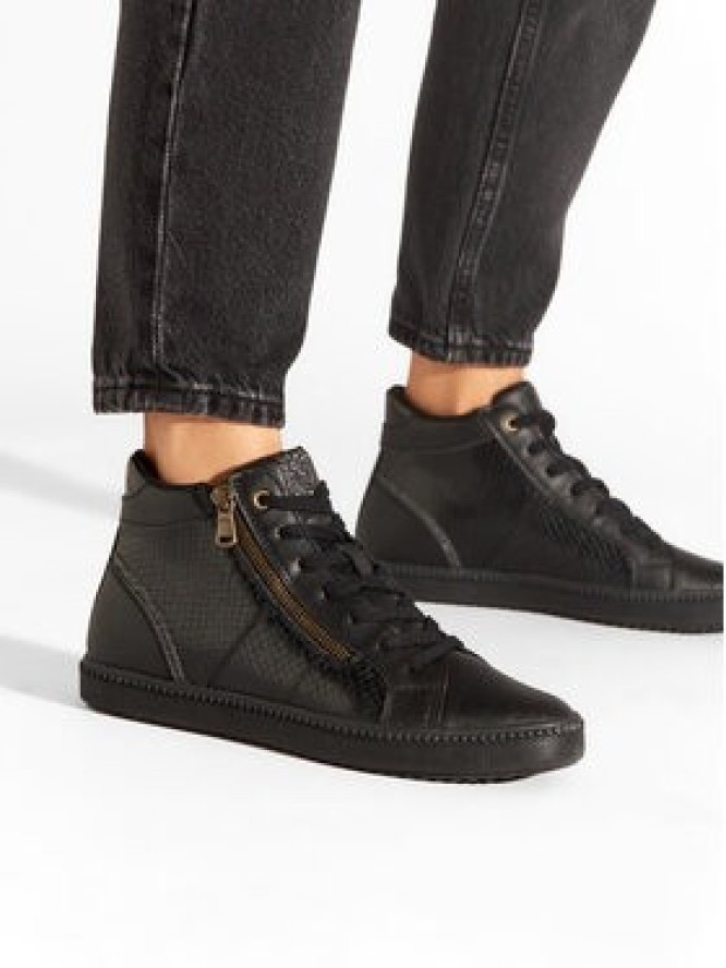 Geox Sneakersy D Blomiee B D166HB 00454 C9999 Czarny