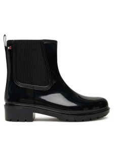 Tommy Hilfiger Kalosze Flag Hardware FW0FW08966 Czarny