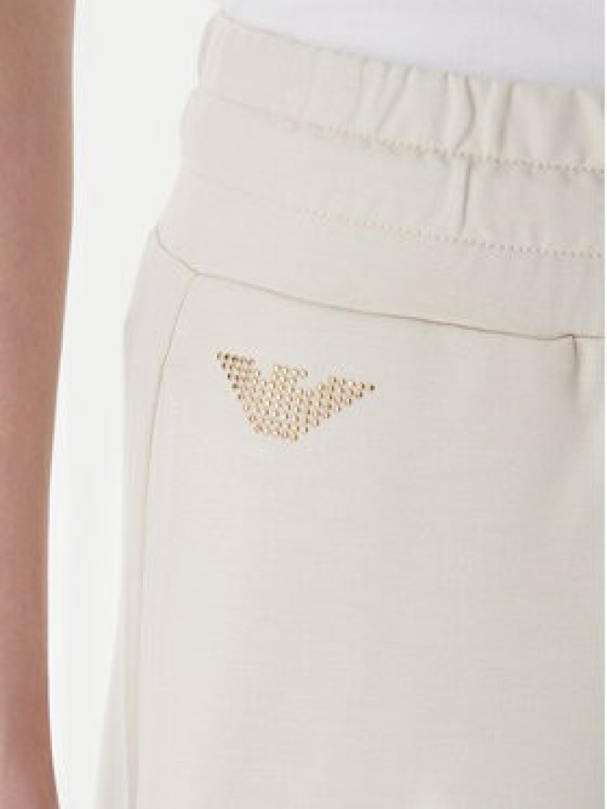 EA7 Emporio Armani Spodnie dresowe 8NTP66 TJ9RZ U1088 Beżowy Regular Fit