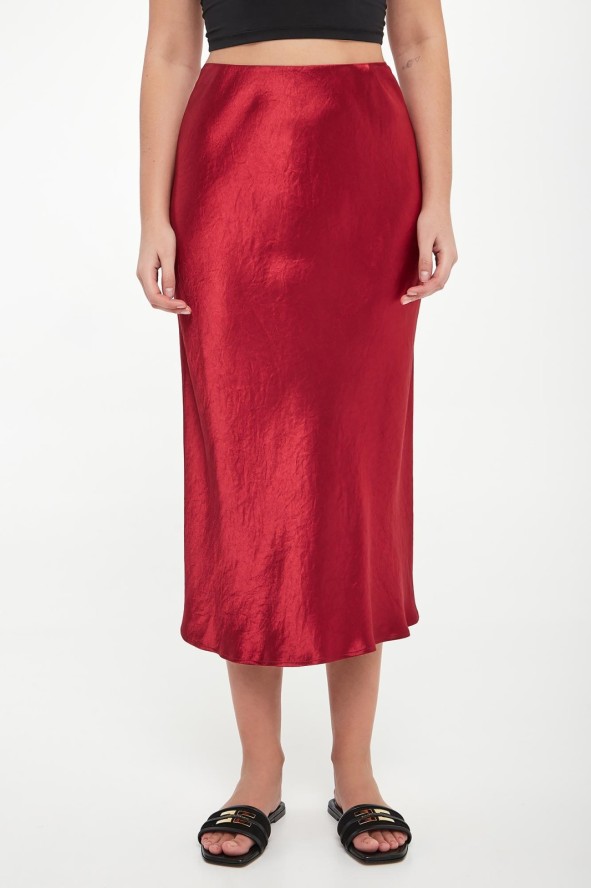 Spódnica midi satynowa Alessio MM