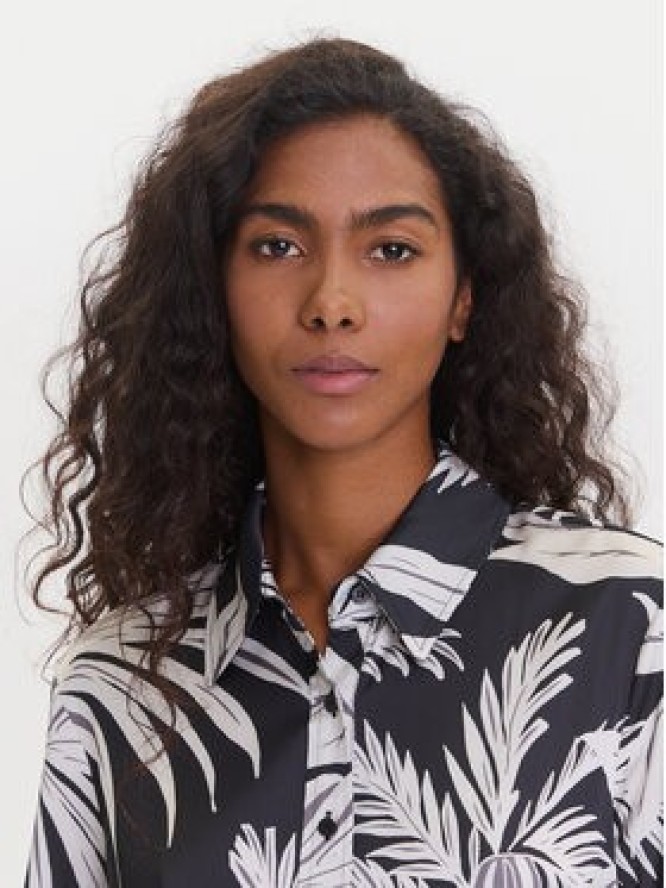 Guess Koszula W5YH03 WF1T2 Czarny Regular Fit