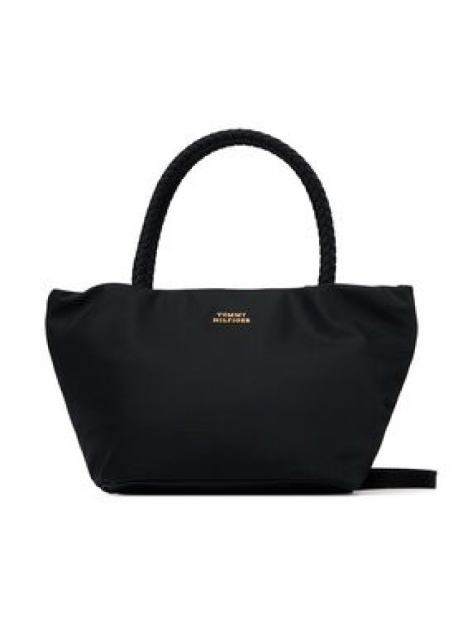 Tommy Hilfiger Torebka Th Marina Bucket Nylon AW0AW18831 Czarny
